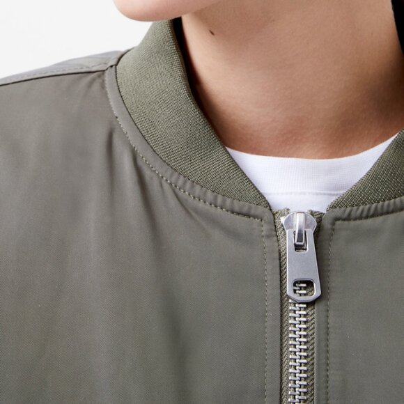 French Connection Behati Satin Bomber Jacket - Picture 4 of 9